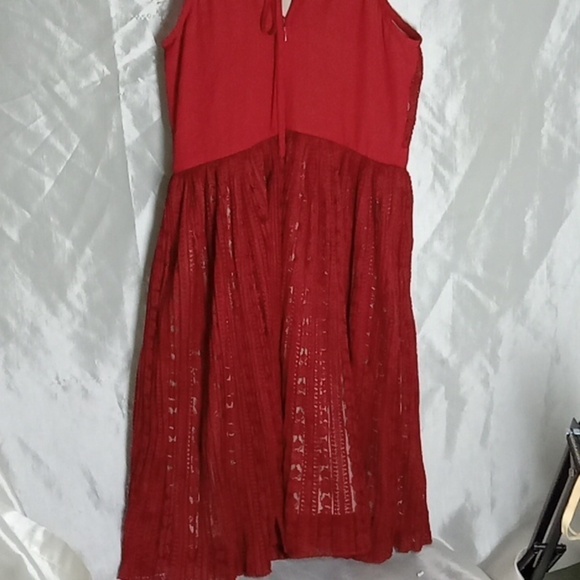 Francescas red spaghetti strap red dress small - Picture 8 of 10